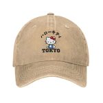 Casquette Kaki Vintage Hello Kitty Tokyo