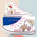 Chaussures unisexes Hello Kitty Style urbain cœur de chaton