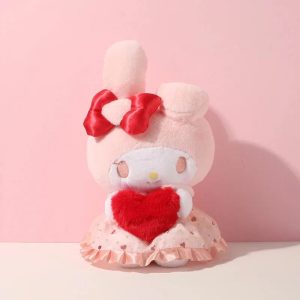 Peluche My Melody coeur Rouge