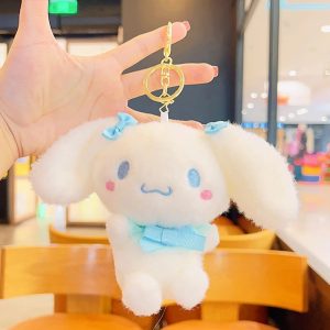 Porte Clés dessin animé mignon Sanurgente en Peluche Cinnamoroll