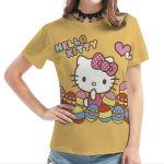 T-shirt Hello Kitty super héroïne