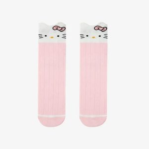 Chaussettes longues en coton Hello Kitty