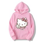 Capuche Rose Hello Kitty Doigt de Paix