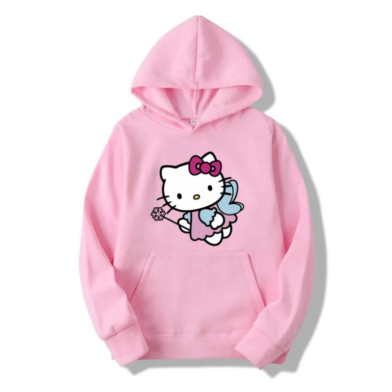 Capuche Rose Hello Kitty Féé