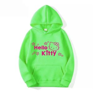 Capuche Vert Hello Kitty Mignonnerie assurée