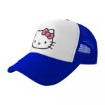 Casquette Blue de camionneur Hello Kitty