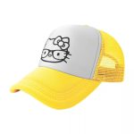 Casquette Jaune de camionneur Hello Kitty Pour un style urbain