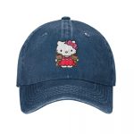 Casquette Blue Marine Vintage Hello Kitty