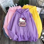 capuche Hello Kitty mignon Mauve