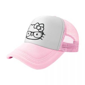 Casquette Rose de camionneur Hello Kitty Pour un style urbain