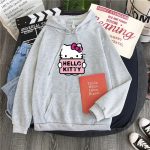 capuche Hello Kitty mignon Gris