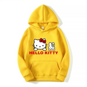 capuche Jaune Hello Kitty