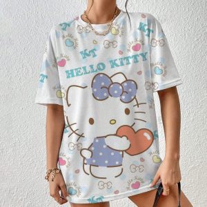 T-shirt Hello Kitty Le Chat Qui Dit Miaou