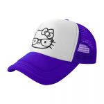 Casquette Mauve de camionneur Hello Kitty Pour un style urbain