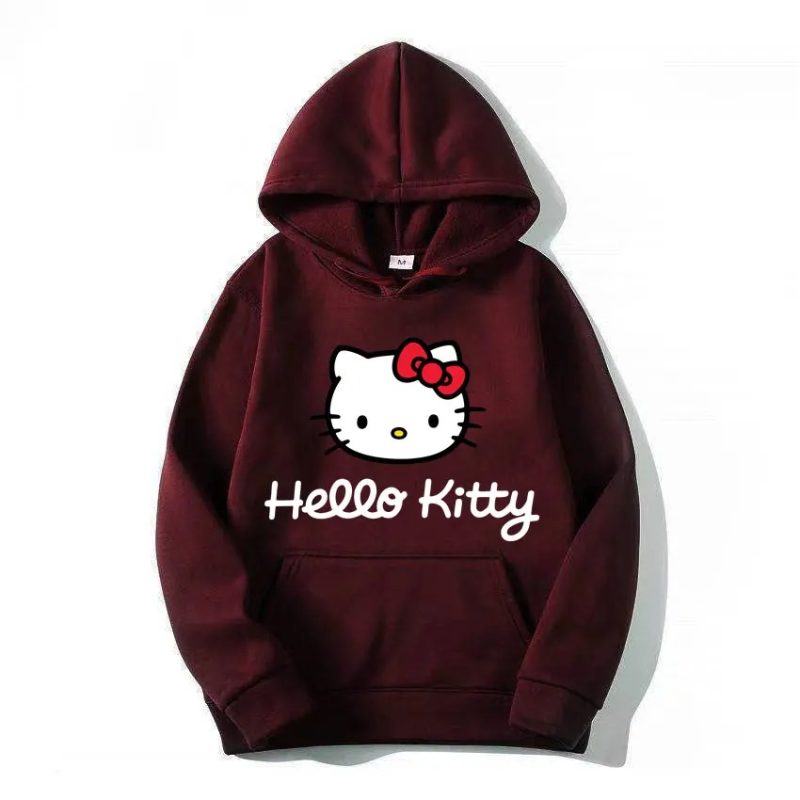 capuche Hello Kitty Grona