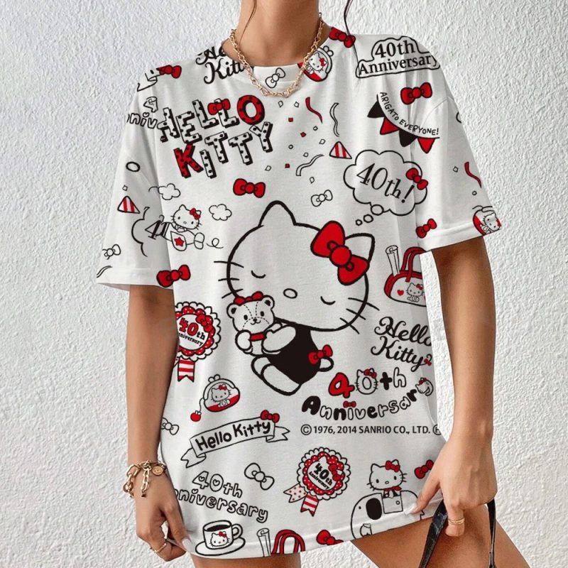 T-shirt Hello Kitty Certifiée Trop Mignonne