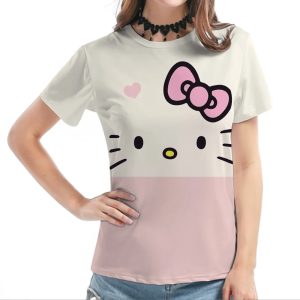 T-shirt Hello Kitty Moitié moitié