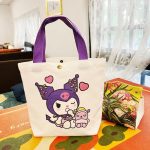 Sac en toile pour femme Kuromi