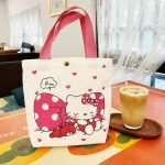 Sac en toile pour femme Hello Kitty Kawaii