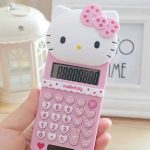 Calculatrice Hello Kitty d'école