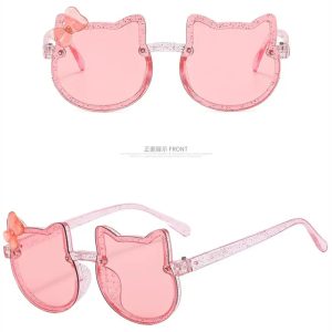 Lunettes de soleil Hello Kitty pour enfants Rose