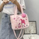 Sac à main en peluche My Melody pour femme