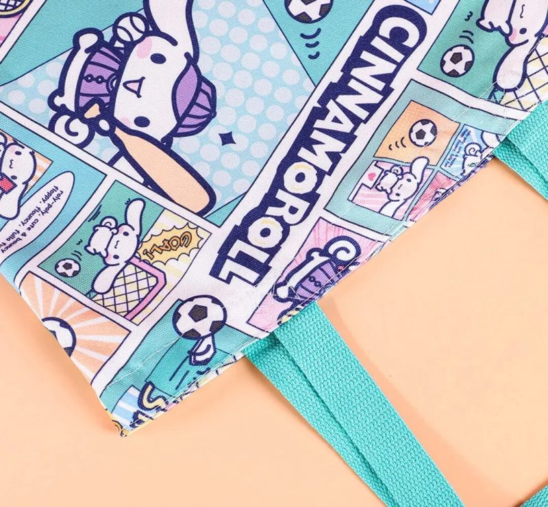 Sac à main en toile Kuromi Cinnamoroll Hello kitty et Pochacco