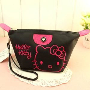 Sac de Maquillage Hello Kitty Noir