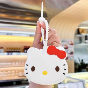 Porte Monnaie Mignone en Silicon Hello Kitty