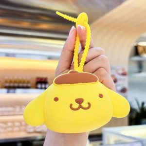 Porte Monnaie Mignone en Silicon de Pom Pom Purin