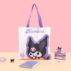 Sac à main en toile Kawaii Sac fourre de Kuromi