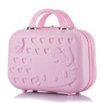 Sac à main de voyage portable Hello Kitty pour filles Rose