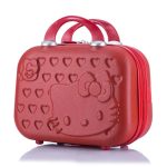 Sac à main de voyage portable Hello Kitty pour filles Rouge