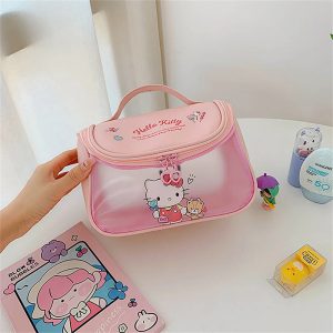 Sac à Main Hello Kitty Trousse de maquillage Kawaii