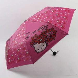 Parapluie Rose de Hello Kitty pour enfants