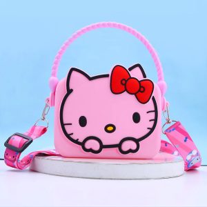 Sac à bandoulière en silicone Hello Kitty Rose