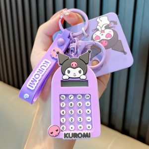 Calculatrice et Porte clé de Kuromi