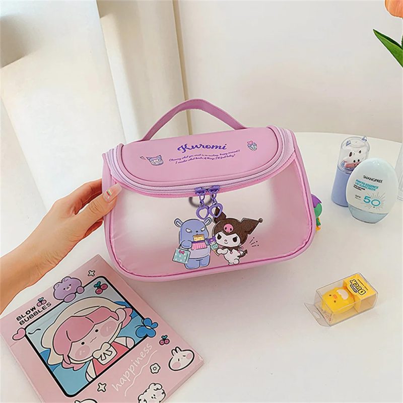 Sac à Main Hello Kitty Trousse de maquillage Kuromi Kawaii