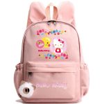 Cartable scolaire Rose avec Oreilles de Lapin Hello Kitty