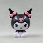 Figurine Kuromi Papillon Rose