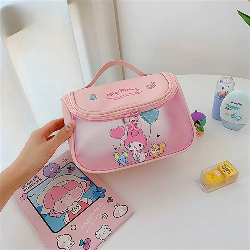 Sac à Main Hello Kitty Trousse de maquillage Kawaii My Melody