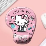 Tapis de souris Hello Kitty avec protection des poignets