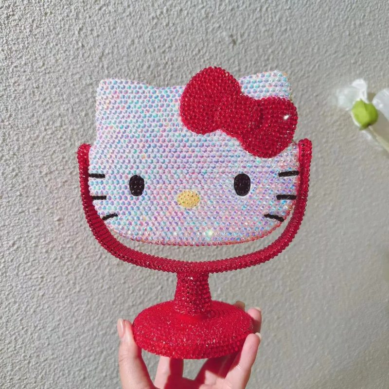 Grand Miroir de Hello Kitty Rouge