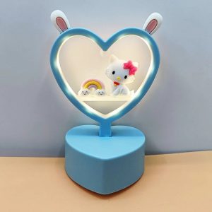 Veilleuse LED Sous Forme de Coeur Hello Kitty