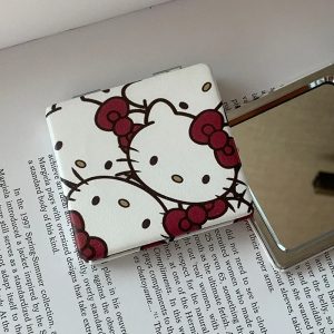 Miroir De Hello Kitty Des Papillon