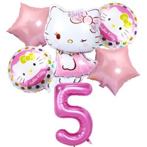 Ballons d'anniversaire Hello Kitty 5