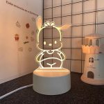 Sanurgente-Lampe Pochacco LED en acrylique 3D