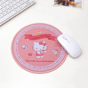 Tapis de souris Circulaire Kawii Hello Kitty