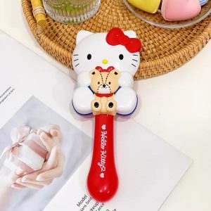 Miroir de maquillage Hello Kitty Rouge