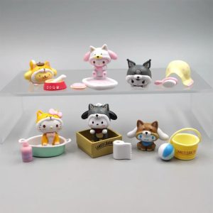 Figurine De Hello Kitty 6 Piece